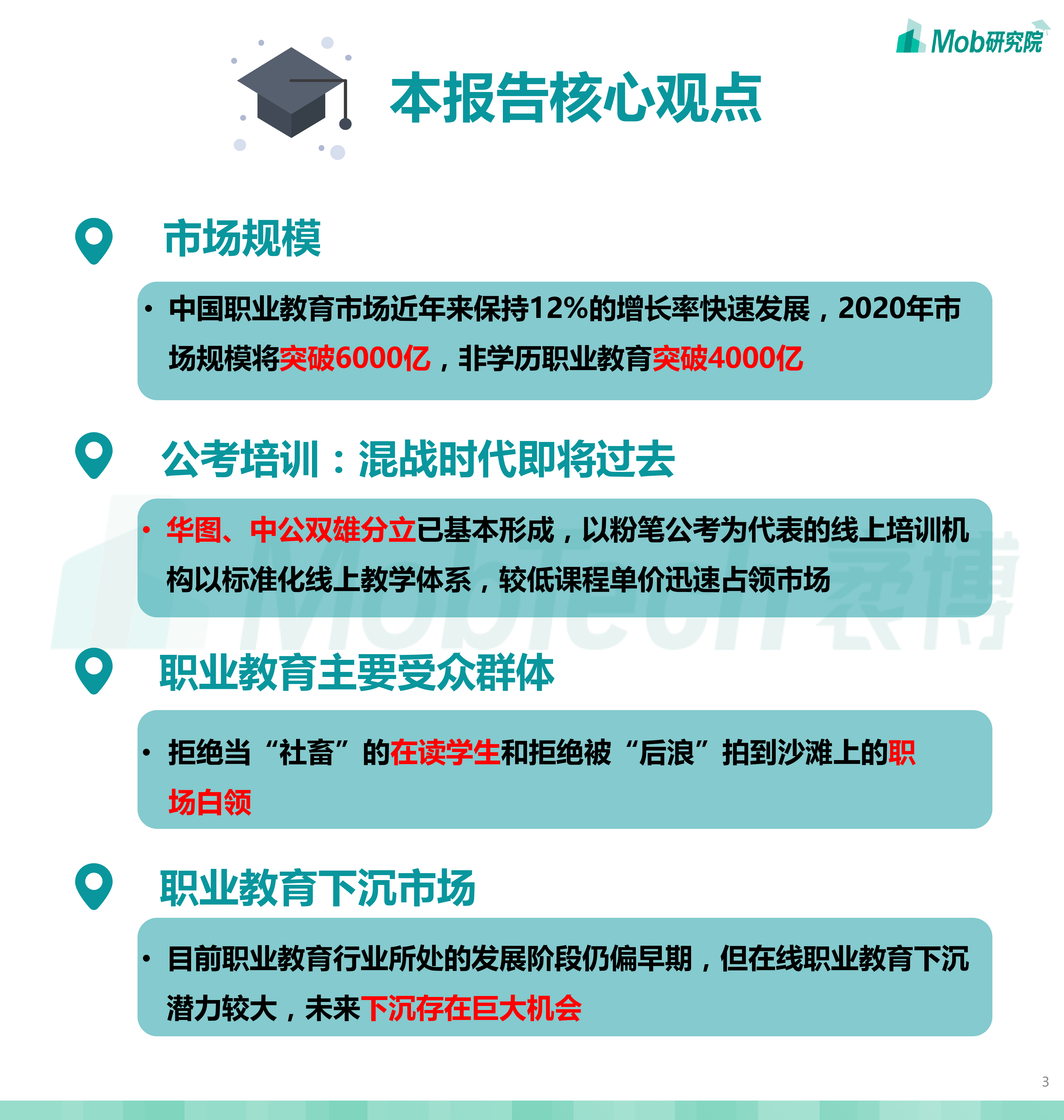 Mob研究院2020中国职业教育行业白皮书40页